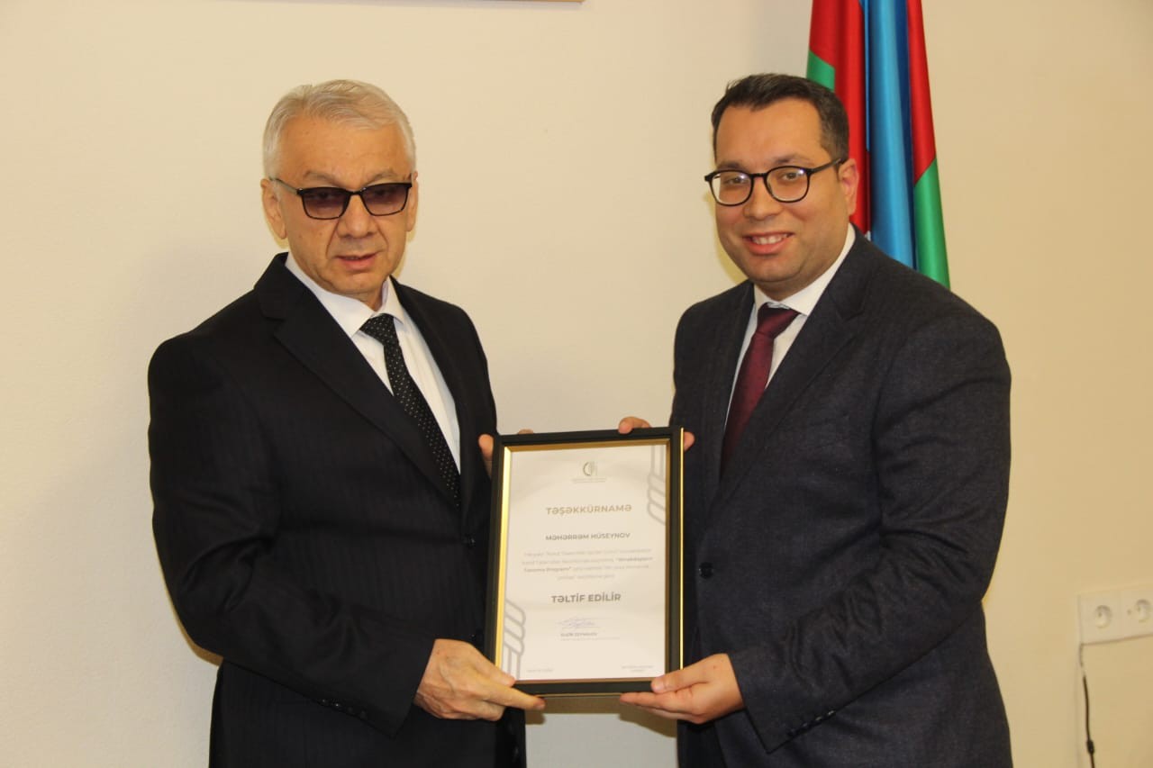 Nazirlik ADAU-nun bir qrup əməkdaşını təltif etdi - FOTOLAR